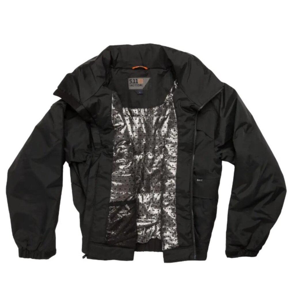 5.11 Tactical Men's Tempest Duty Jacket (Black) - 3 XLT - Picture 4 of 5